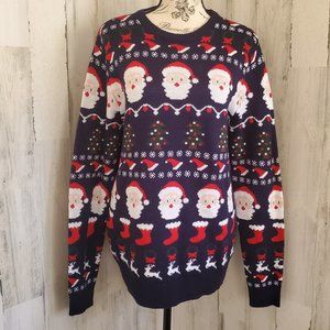 SEASONS GREETING CHRISTMAS SANTA SWEATER